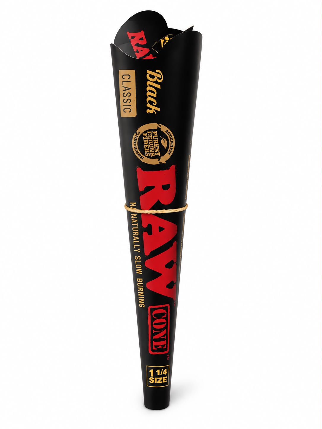 RAW Black 1 1/4 Cones