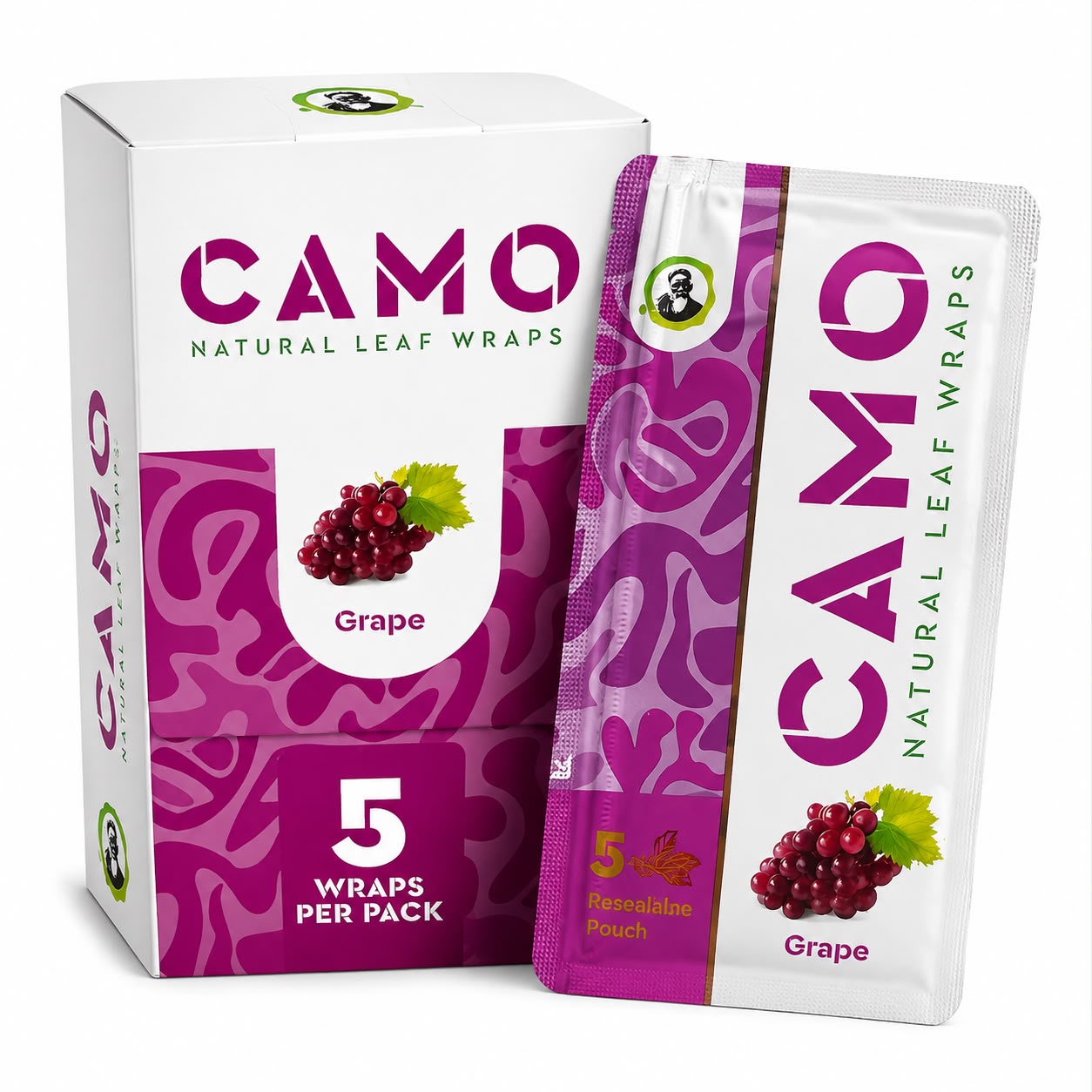 CAMO Leaf Wraps Grape