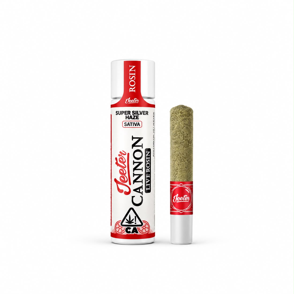 Infused Jeeter Live Rosin Cannon 1.3G Preroll Super Silver Haze