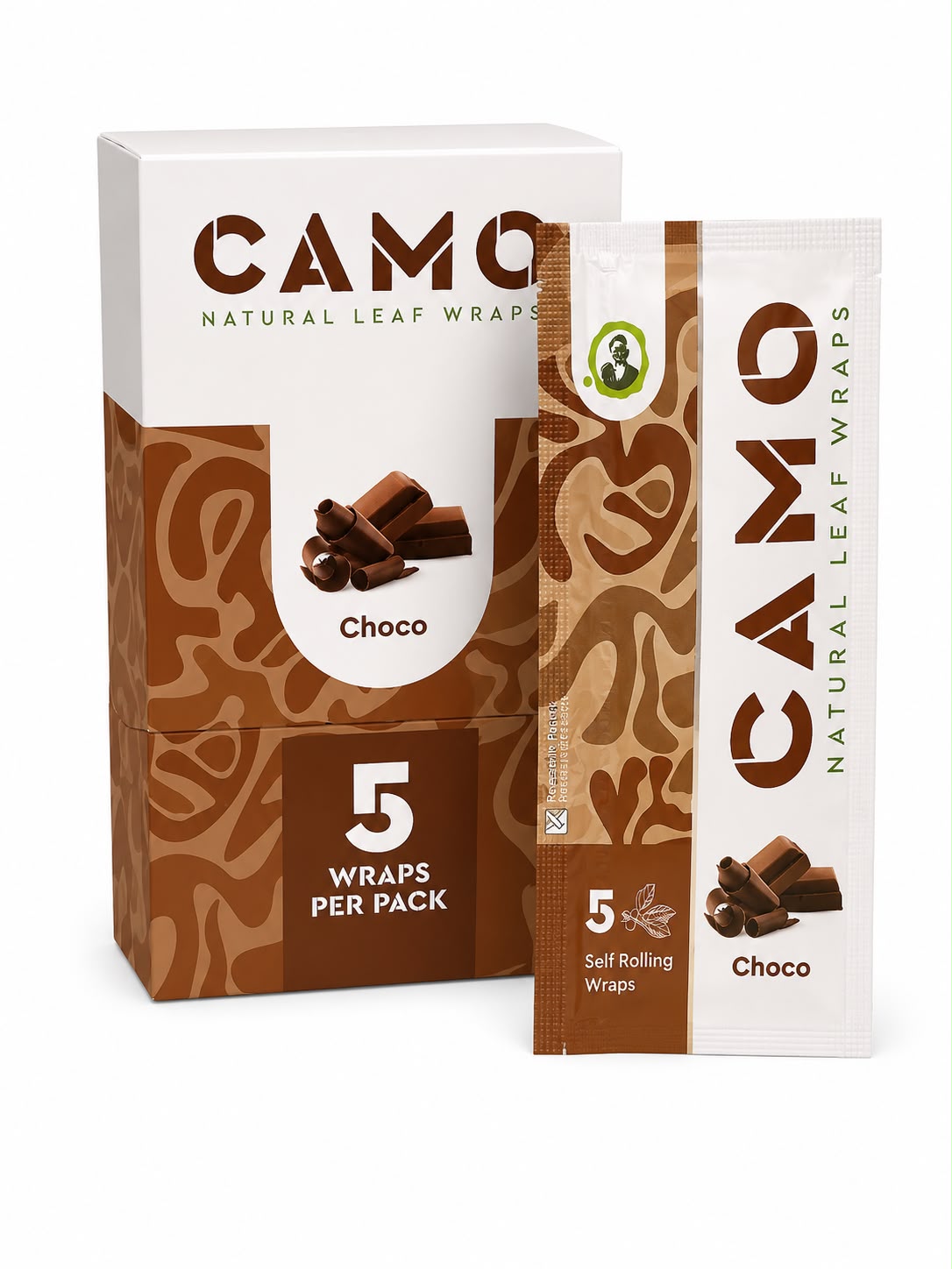 CAMO Leaf Wraps Choco