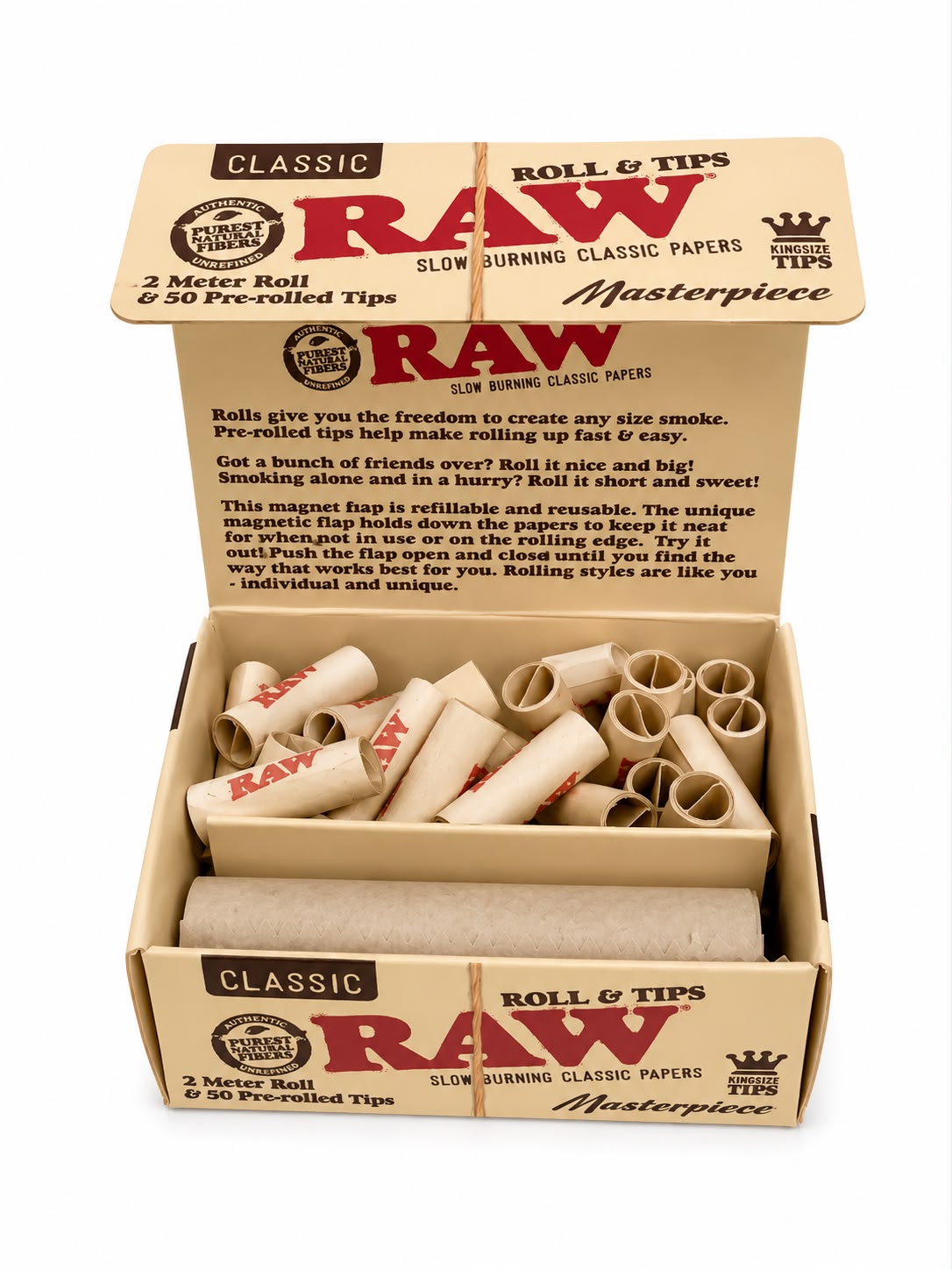 RAW Masterpiece Roll and Tips Kit