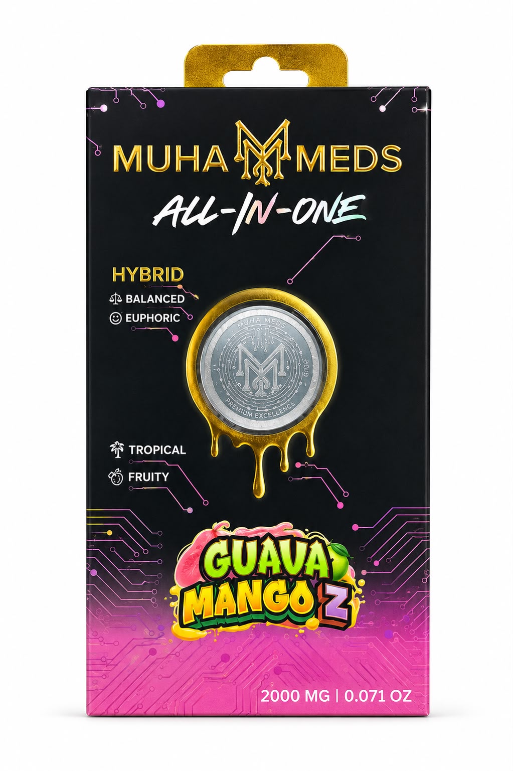 Muha Meds | Guava Mango Z | Disposable | 2g