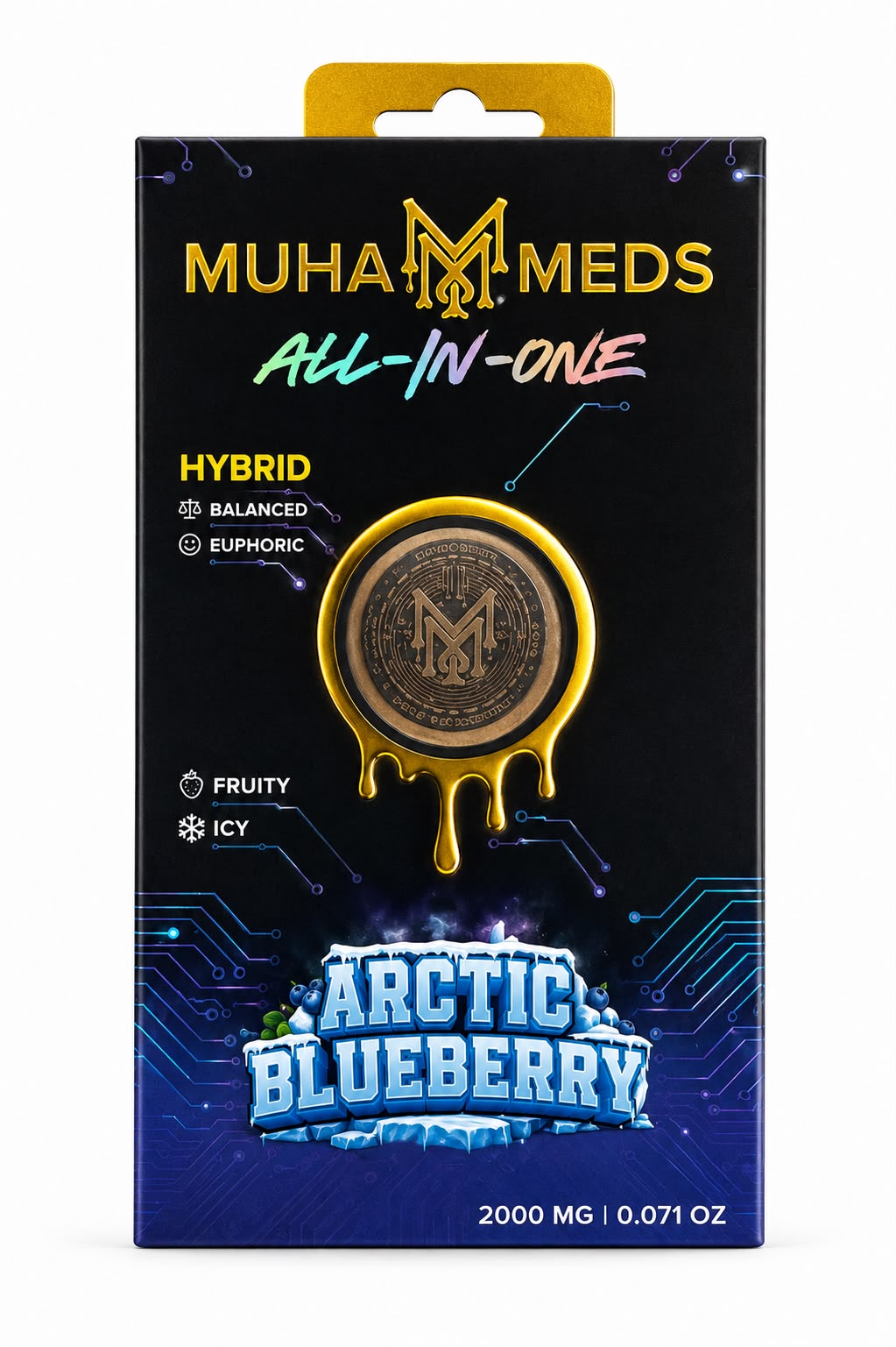 Muha Meds | Arctic Blueberry | Disposable | 2g