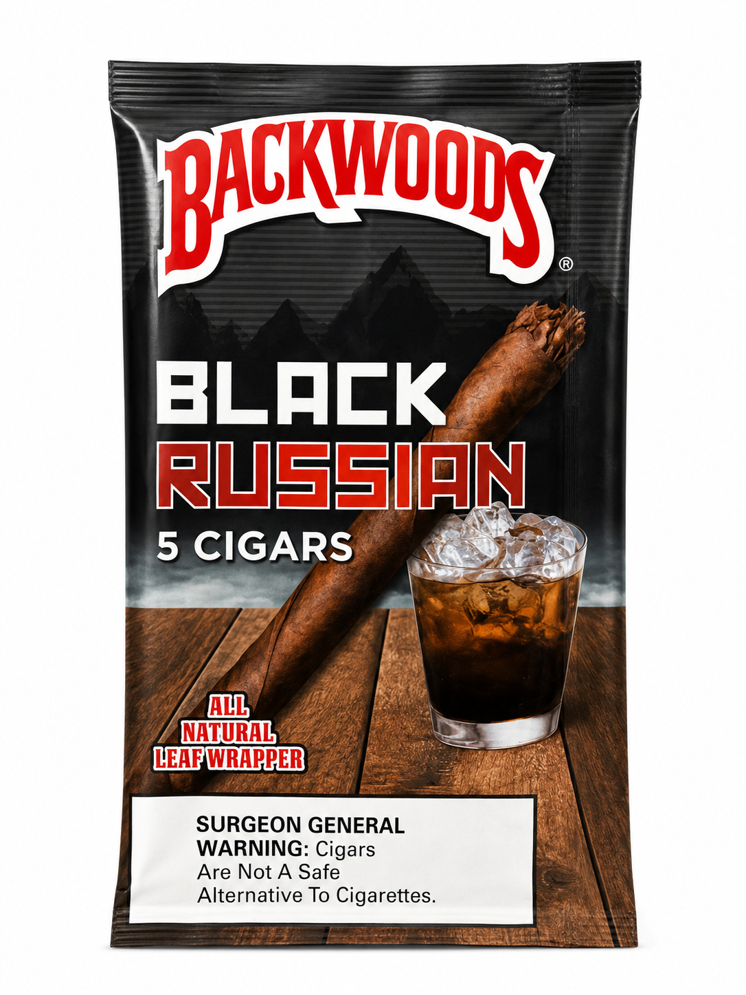 Backwoods Black Russian Cigars - 5 Pack