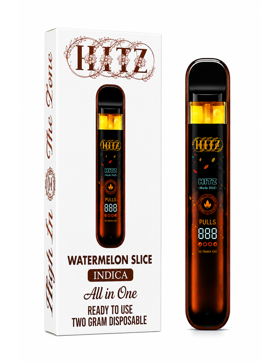 HITS | Watermelon Slice | Disposable All-In-One | Indica | 2g
