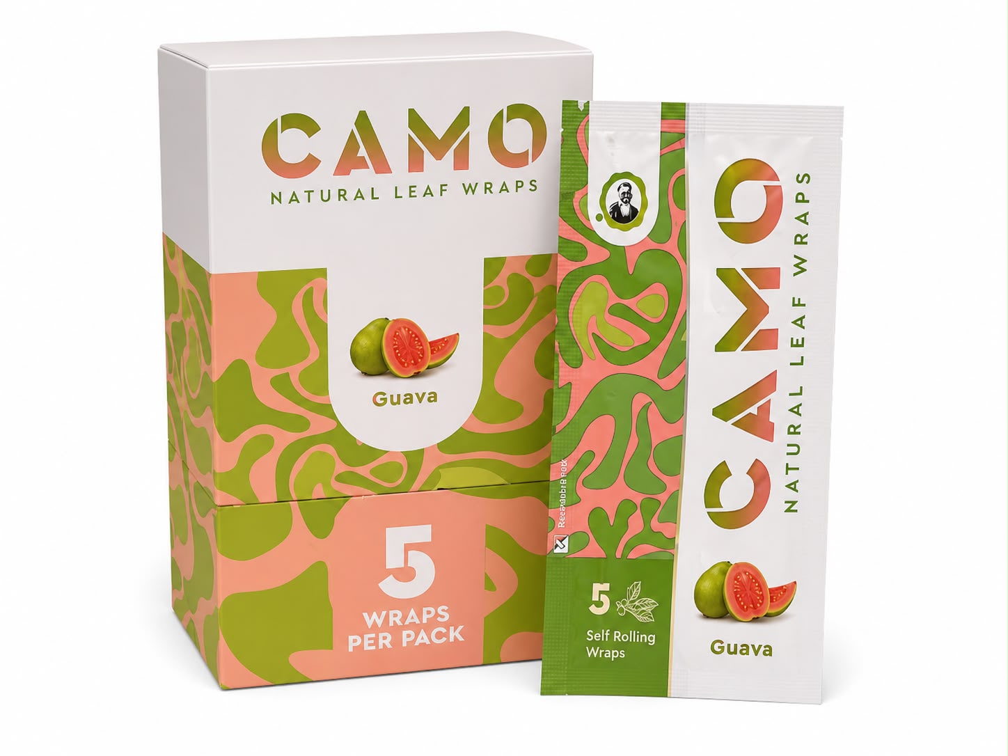 CAMO Leaf Wraps Guava