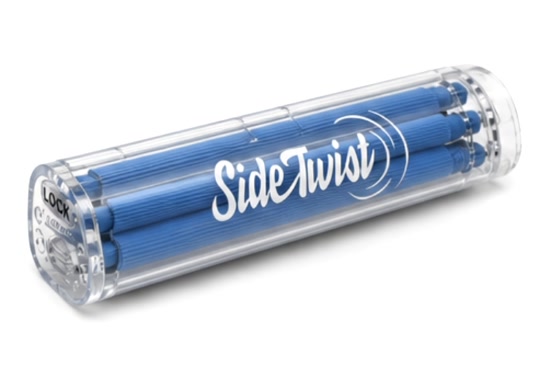 SideTwist Pre-Roll Storage Tube - Blue