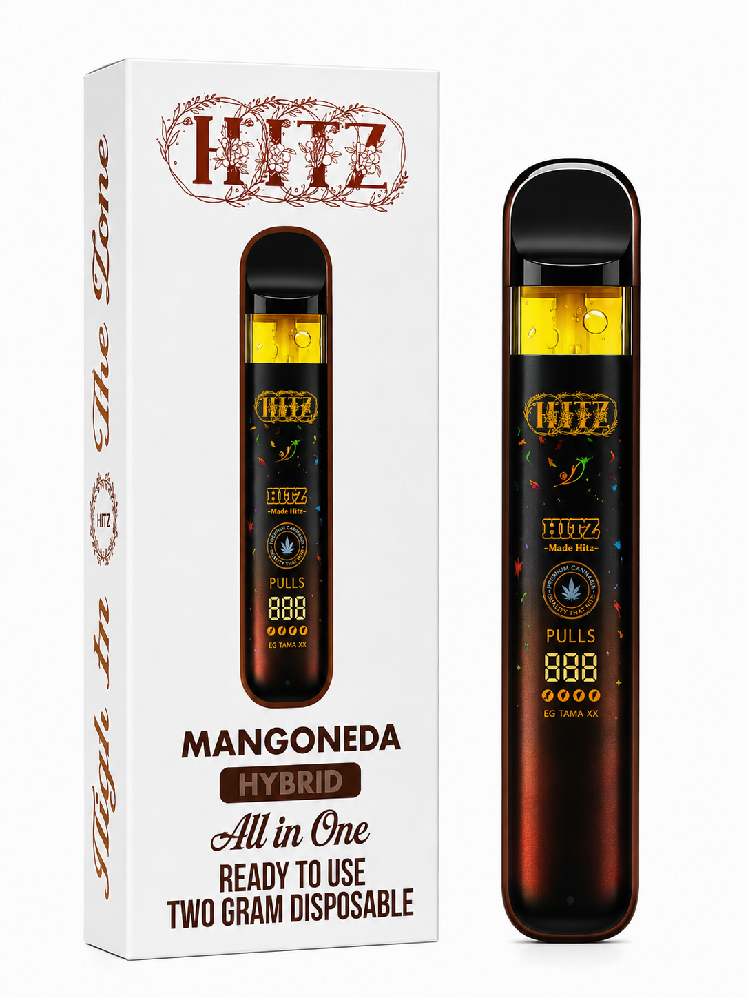 HITS | Mangoneda | Disposable All-In-One | Hybrid | 2g