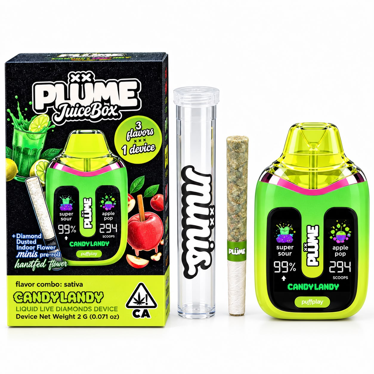 CANDYLANDY (SATIVA) [ SUPER SOUR X APPLE POP ] 2G DISPO