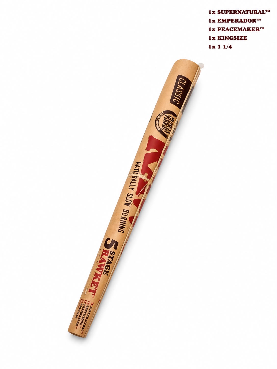 RAW 5 Stage RAWket Cone Pack