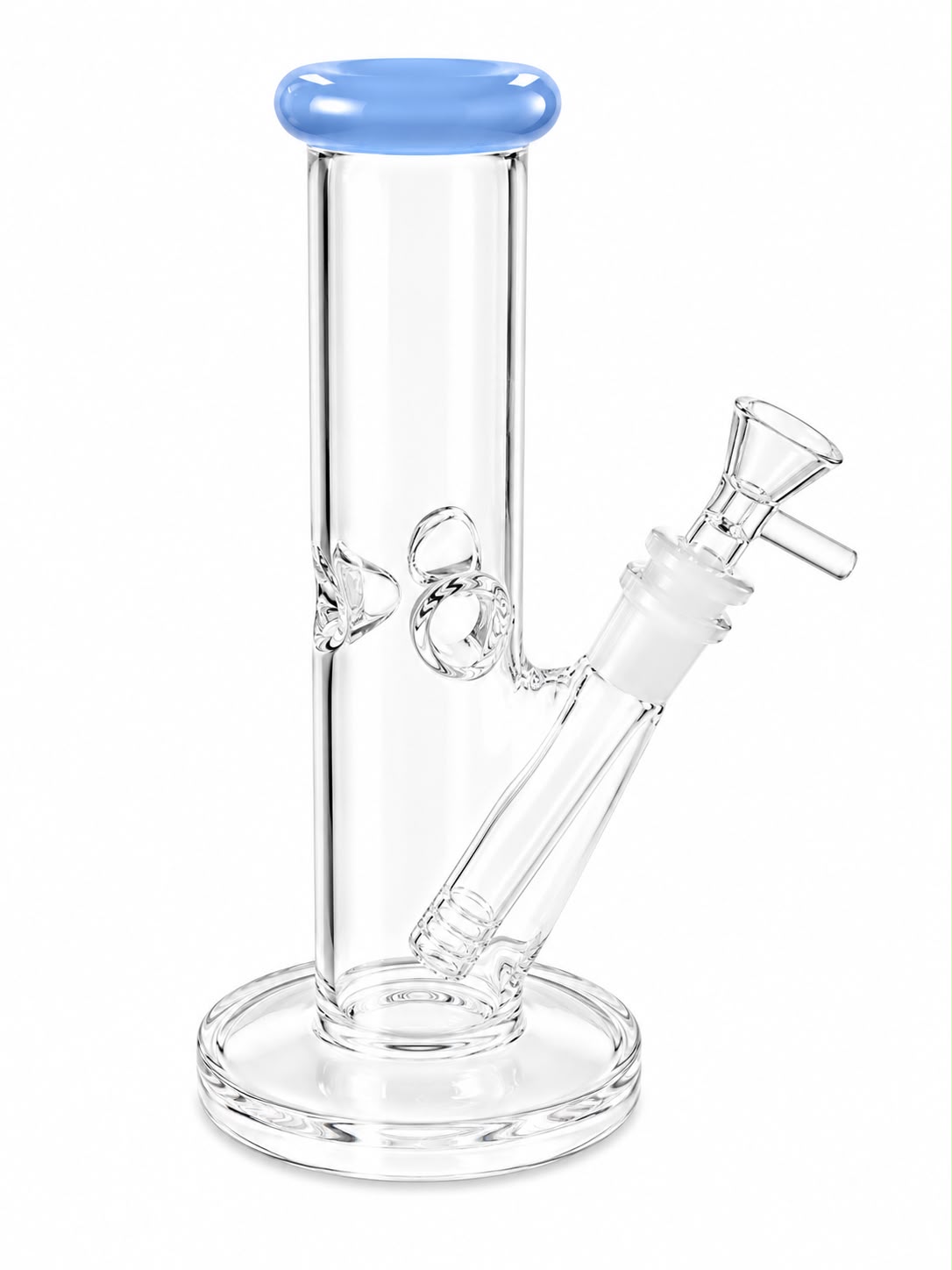 Periwinkle Straight Tube Bong