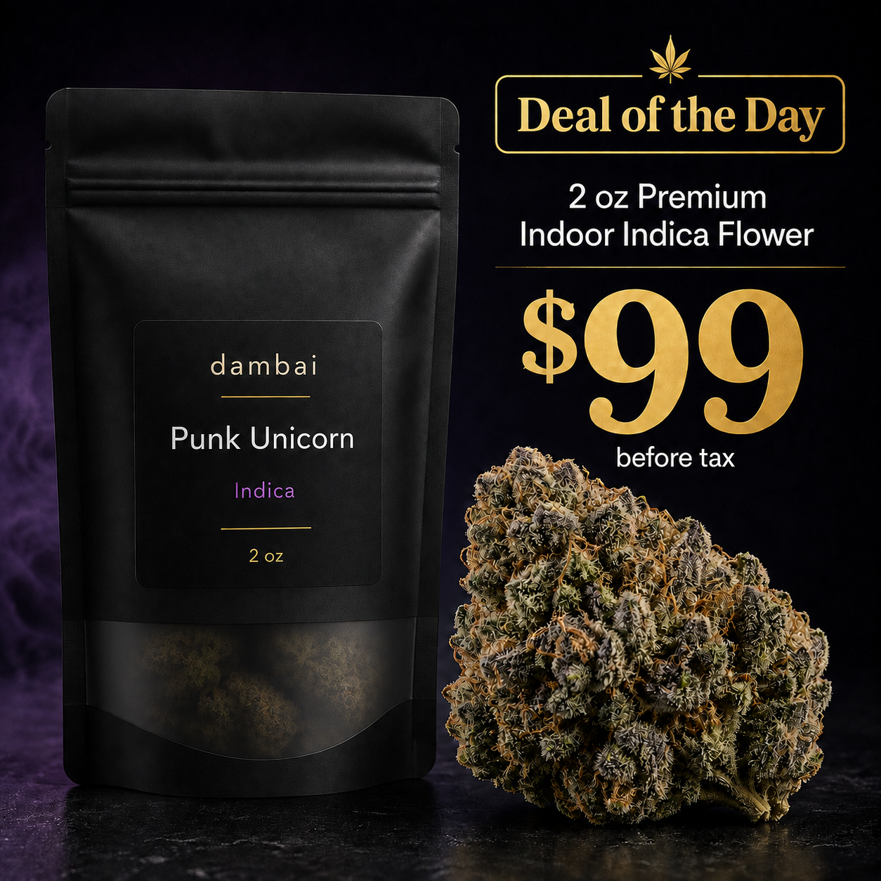 Deal of the Day - 2oz Indoor Indica "Punk Unicorn"