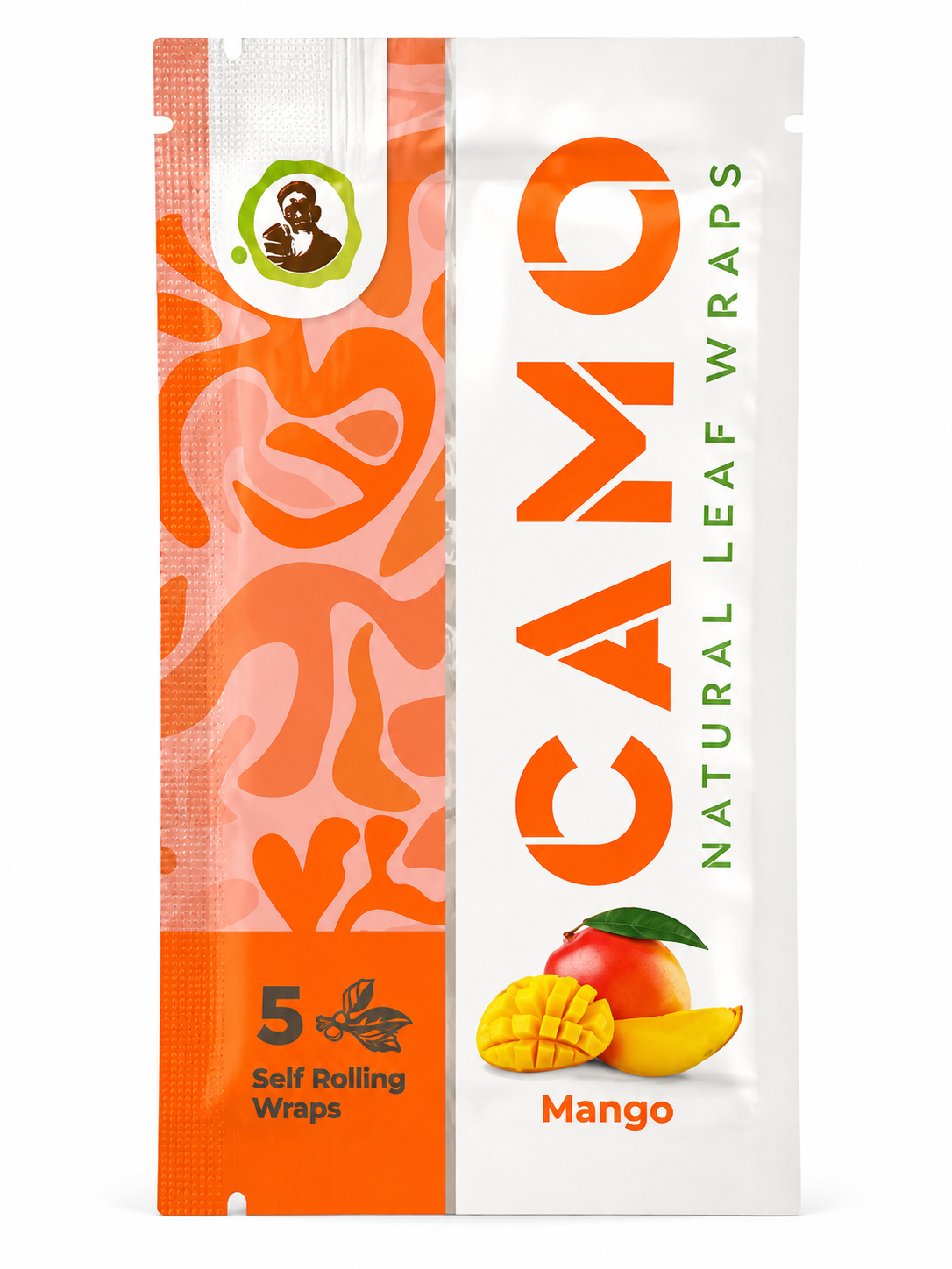 CAMO Mango Natural Leaf Wraps - 5 Pack