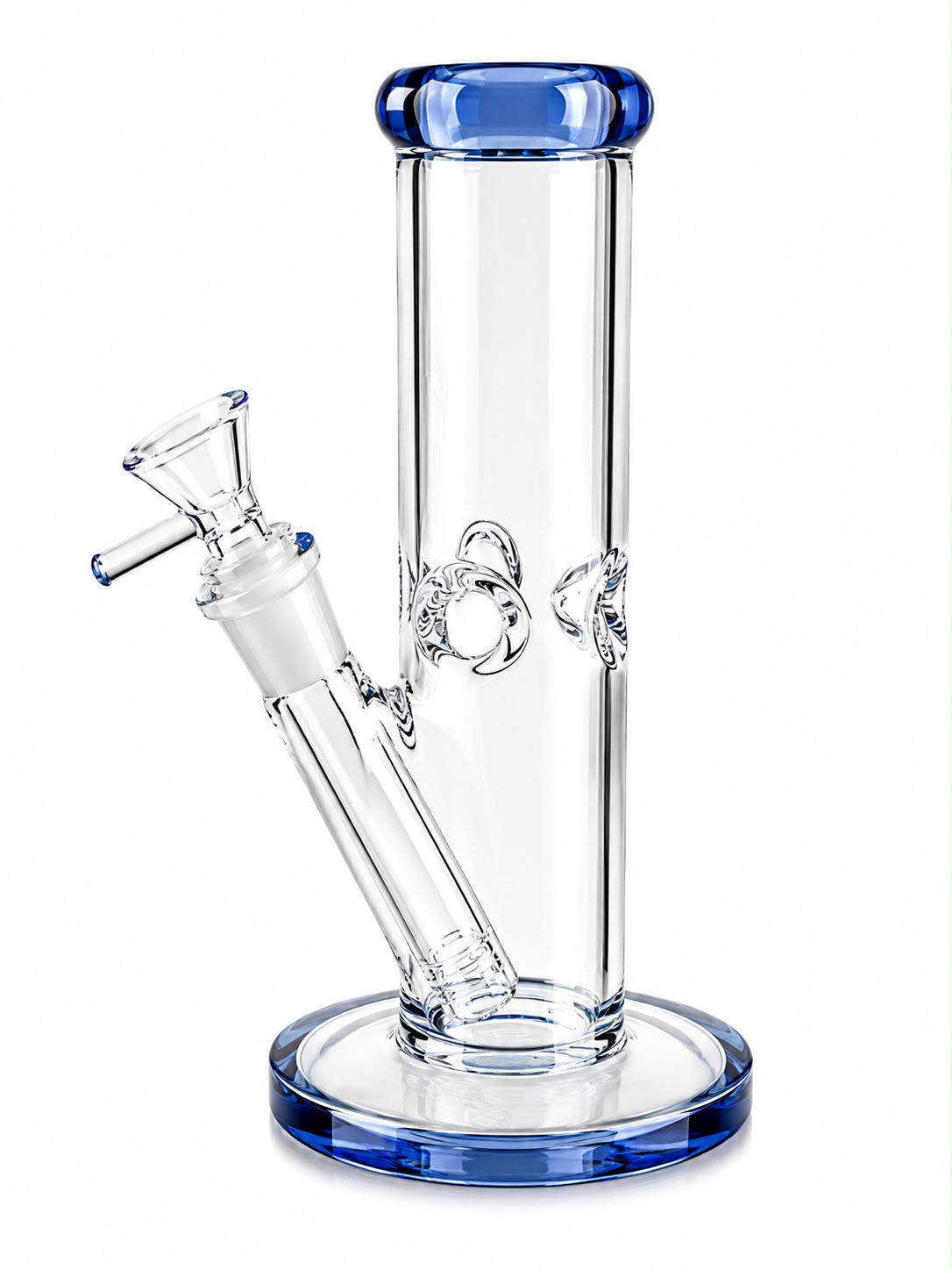 Sapphire Straight Tube Bong
