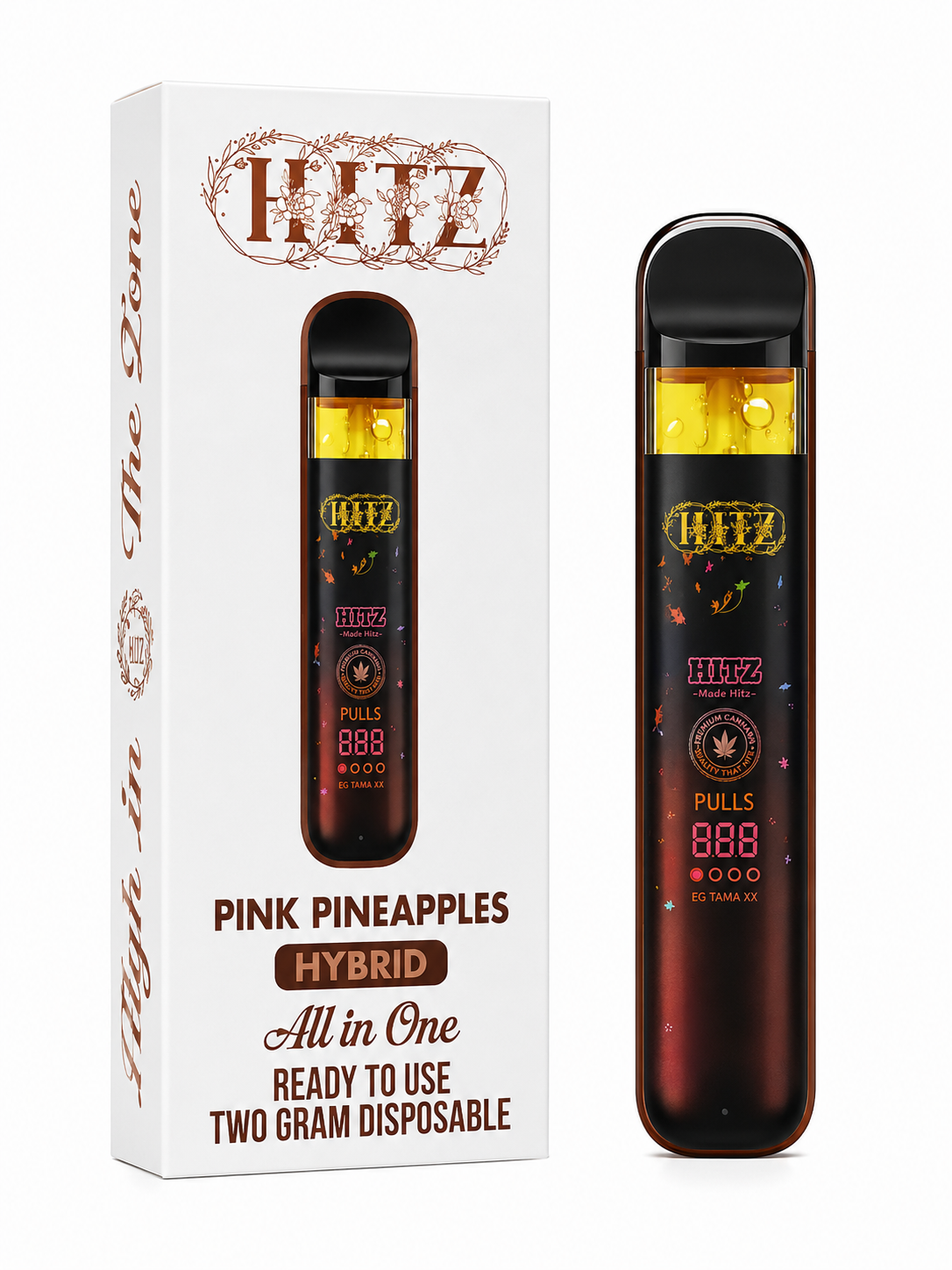 HITS | Pink Pineapples | Disposable All-In-One | Hybrid | 2g
