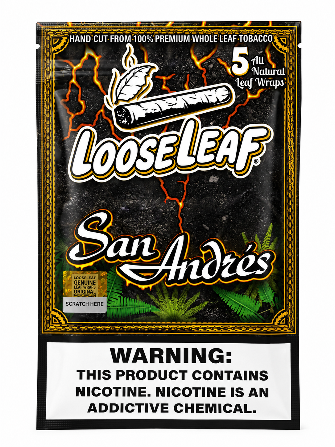 LooseLeaf San Andres Natural Leaf Wraps - 5 Pack
