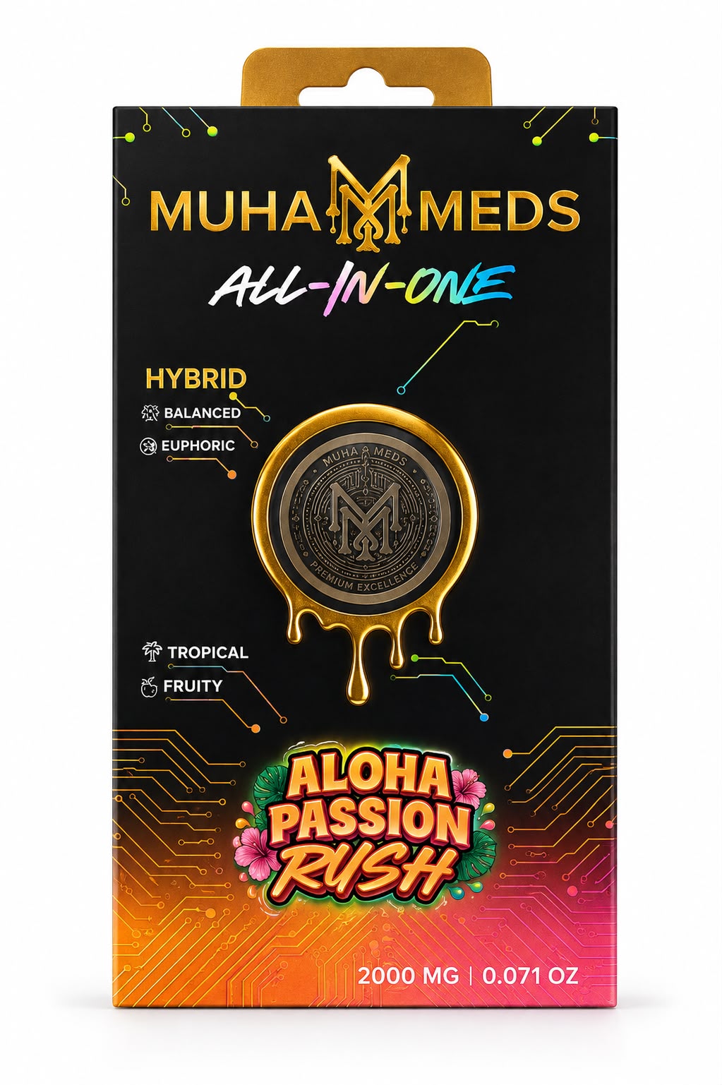 Muha Meds | Aloha Passion Rush | Disposable | 2g