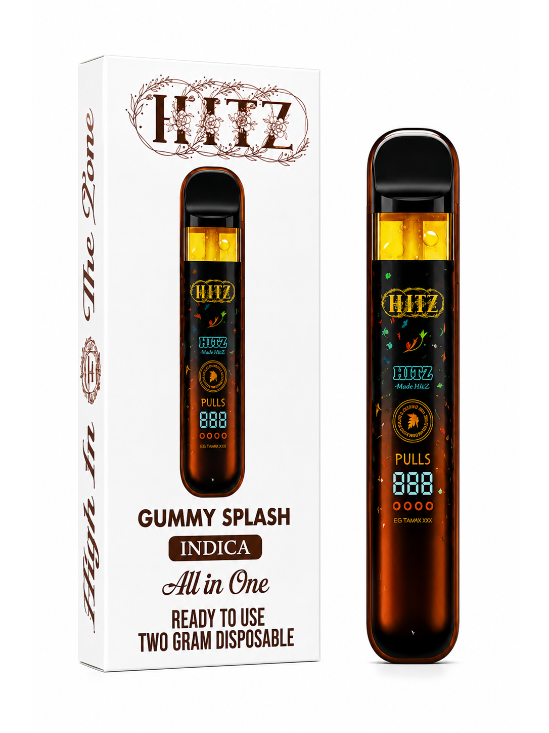 HITS | Gummy Splash | Disposable All-In-One | Indica | 2g