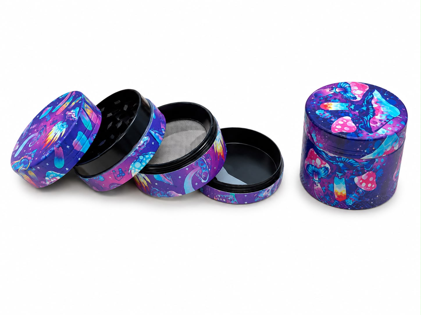 Cosmic Mushroom 4-Piece Grinder